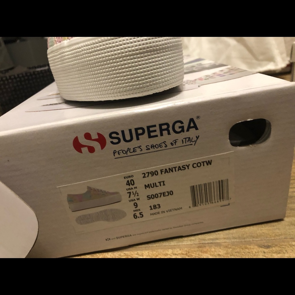 Superga made in Italy platform NIB sz 9 - Picture 3 of 4